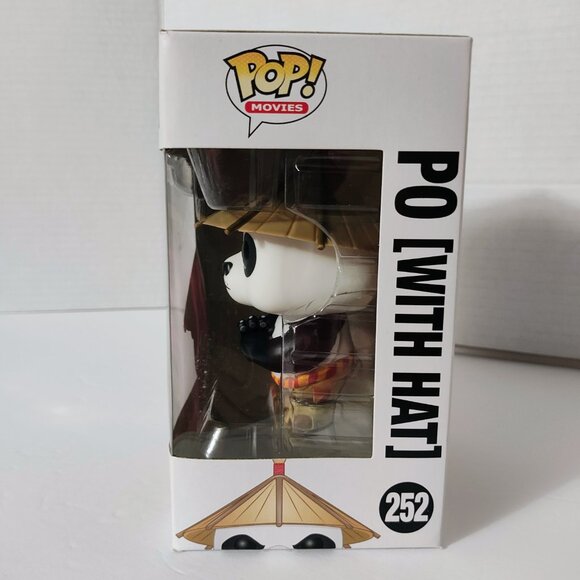 Pop! Movies - Kung Fu Panda - Po with Hat #252 - Picture 2 of 6